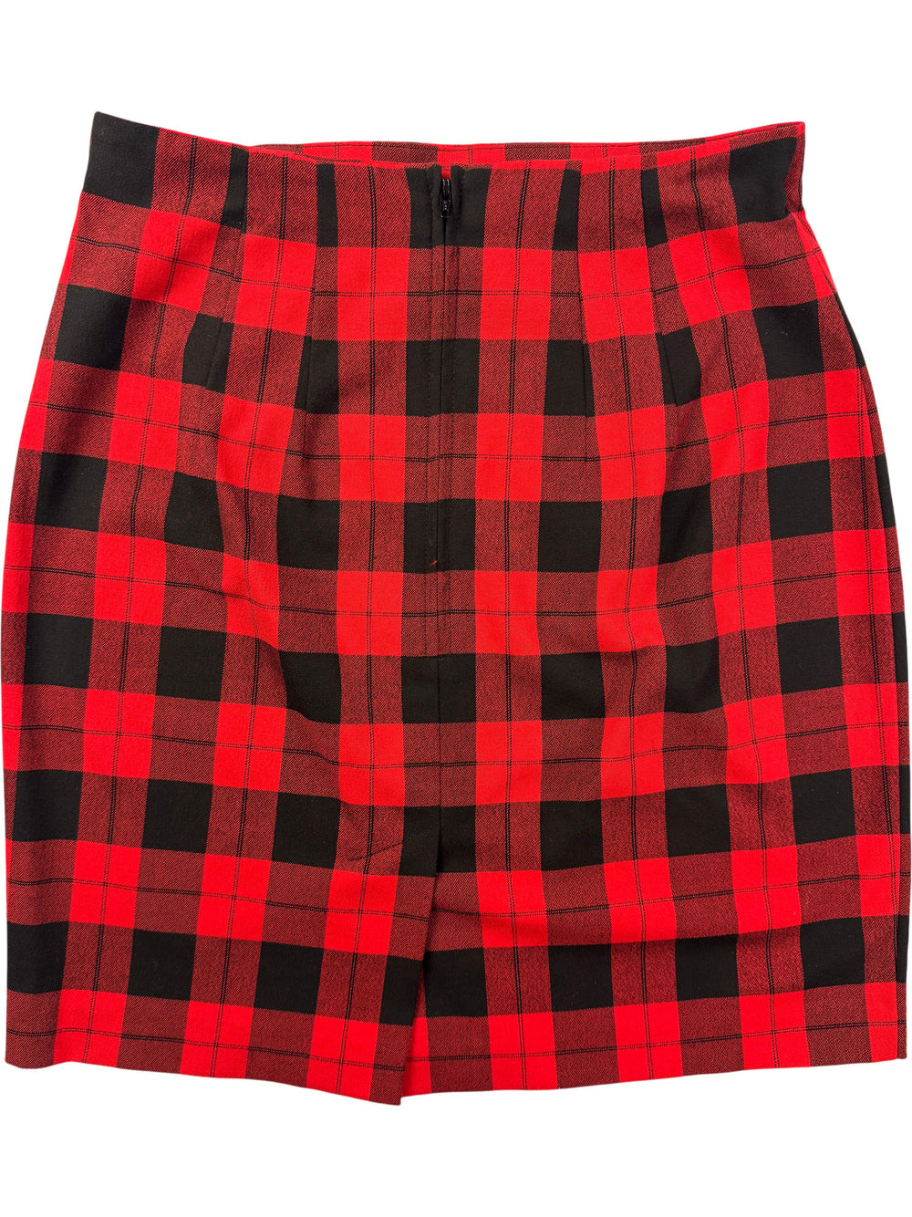 St Michael Tartan Checkered Skirt - W28 - Think Vintage ltd