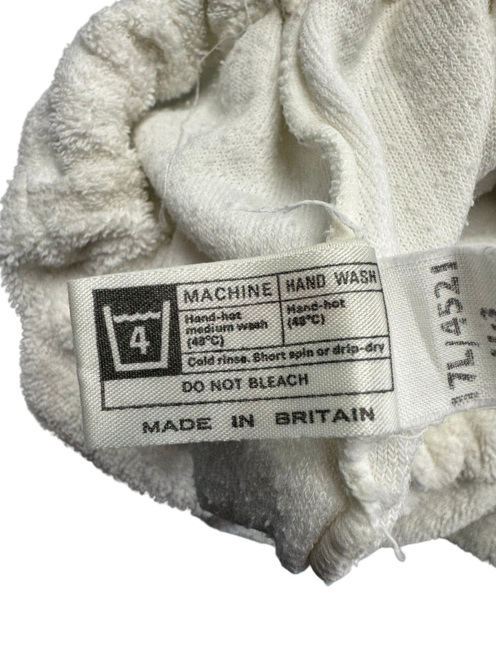 St Michael Terry Cloth Buttoned Shorts - W26-W30 - Think Vintage ltd