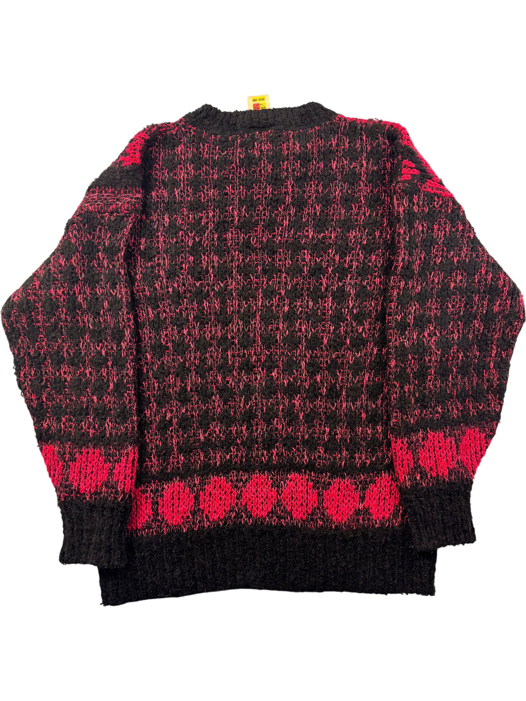 St Michael Wool Blend Geometric Sweater - L - Think Vintage Online Ltd
