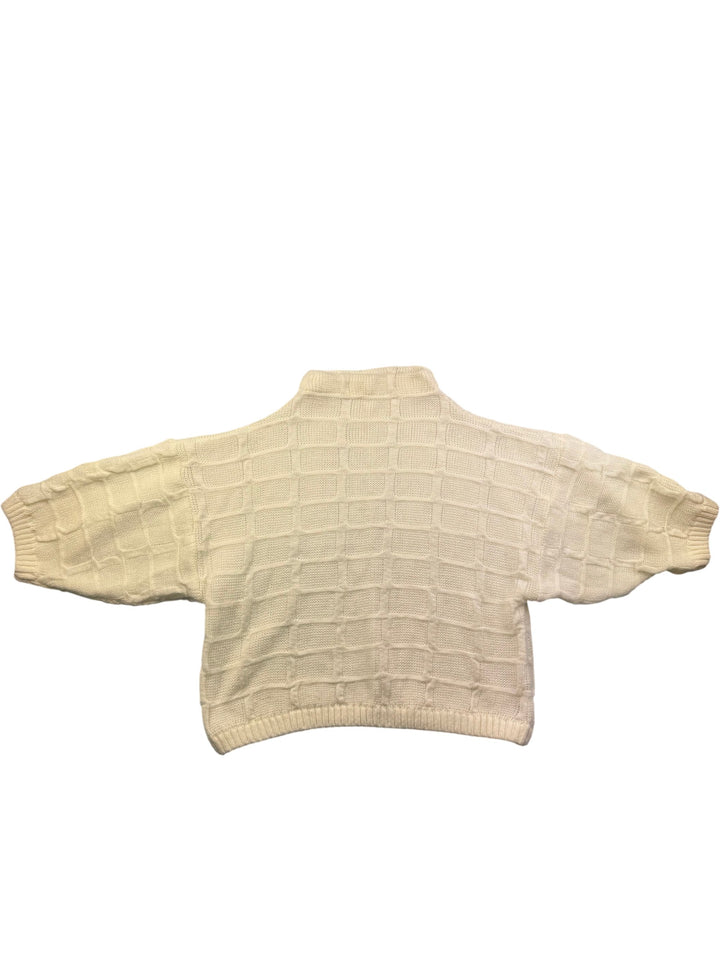 St Michael Wool Checkered Sweater - XL - Think Vintage Online Ltd