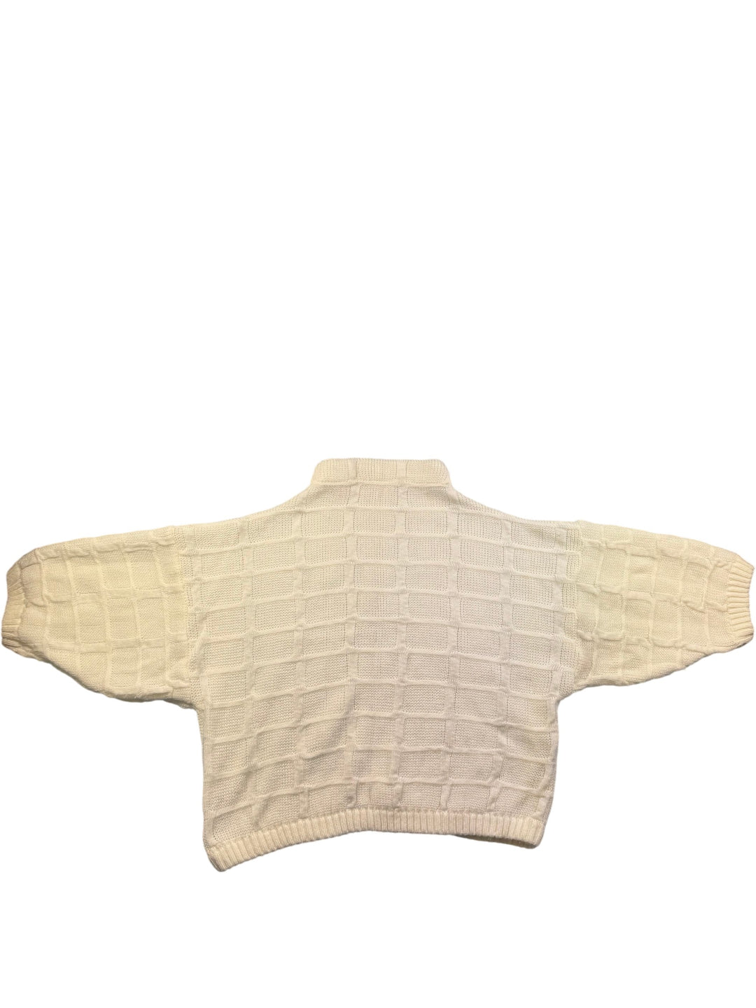 St Michael Wool Checkered Sweater - XL - Think Vintage ltd