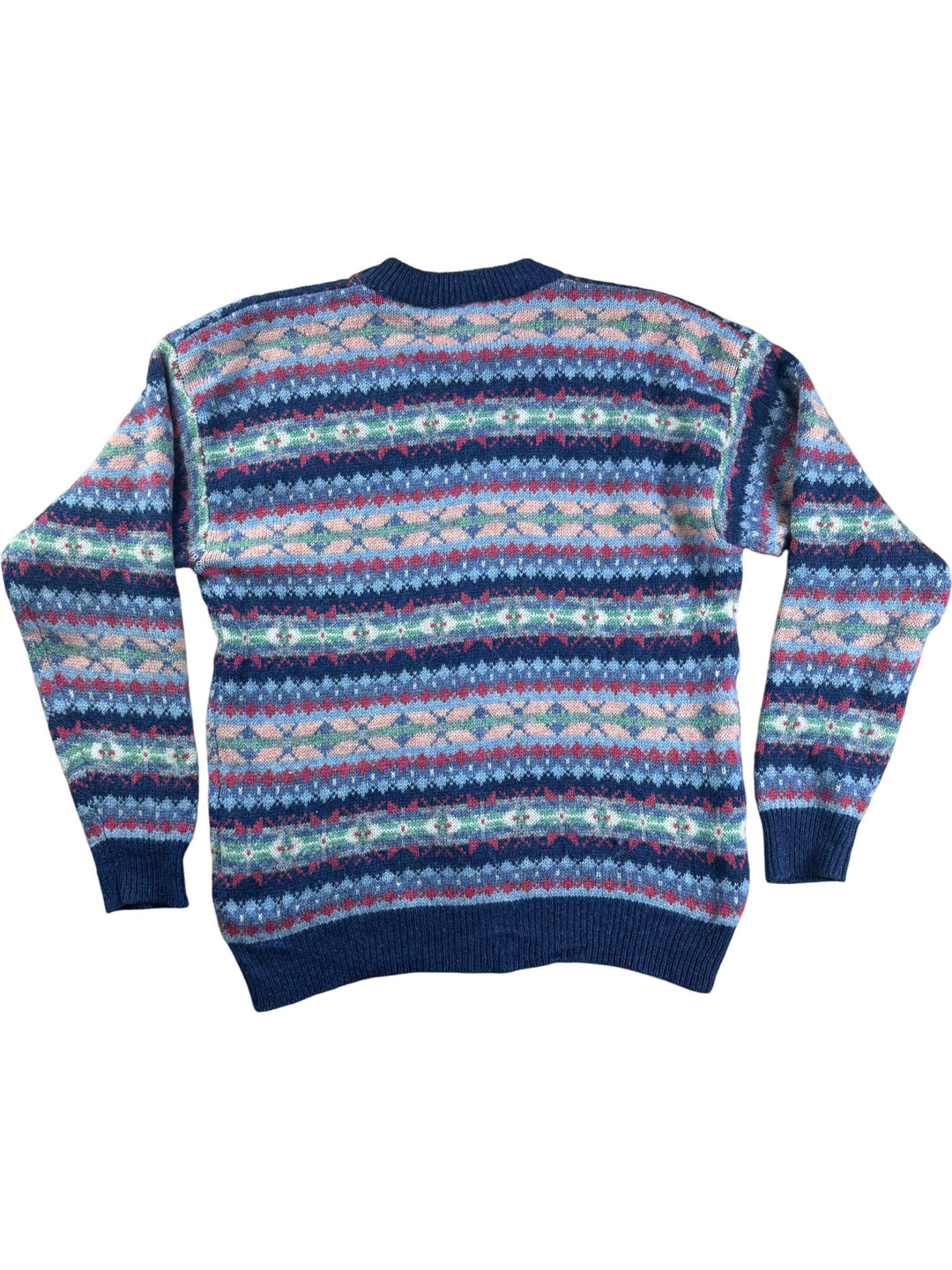 St Moritz Multicolor Wool Sweater - M - Think Vintage ltd