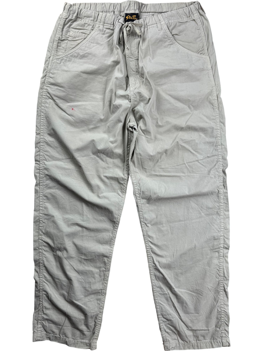Stan Ray Elastic Waist Workwear Trousers - W35 - Think Vintage ltd