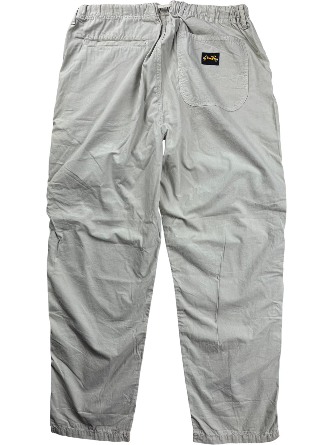Stan Ray Elastic Waist Workwear Trousers - W35 - Think Vintage ltd