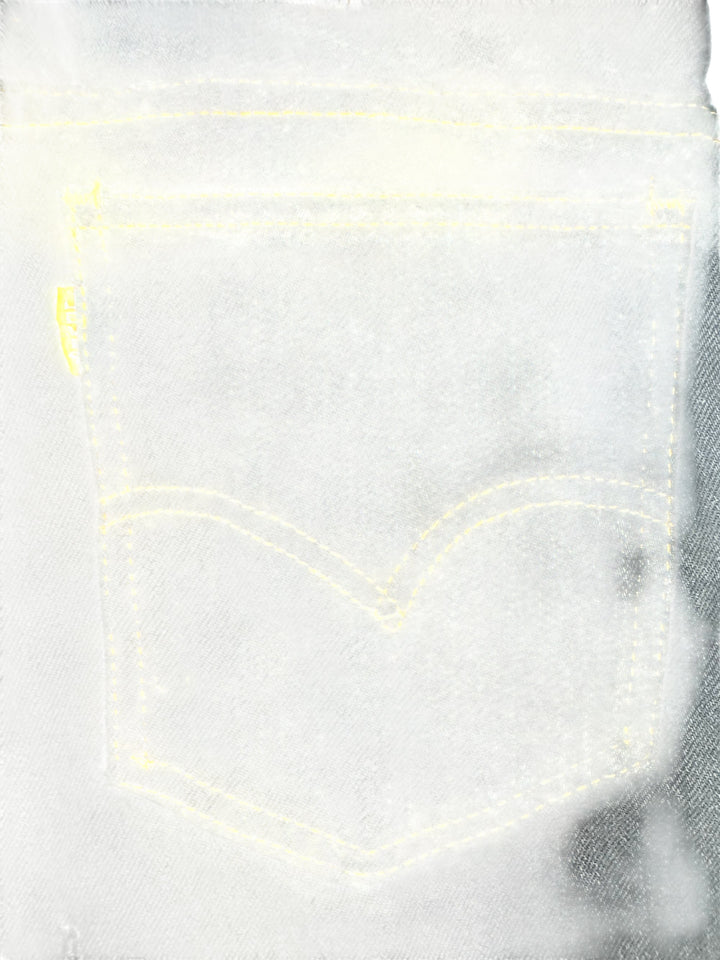 Star Patch Black Denim Jeans - W30 L29 - Think Vintage