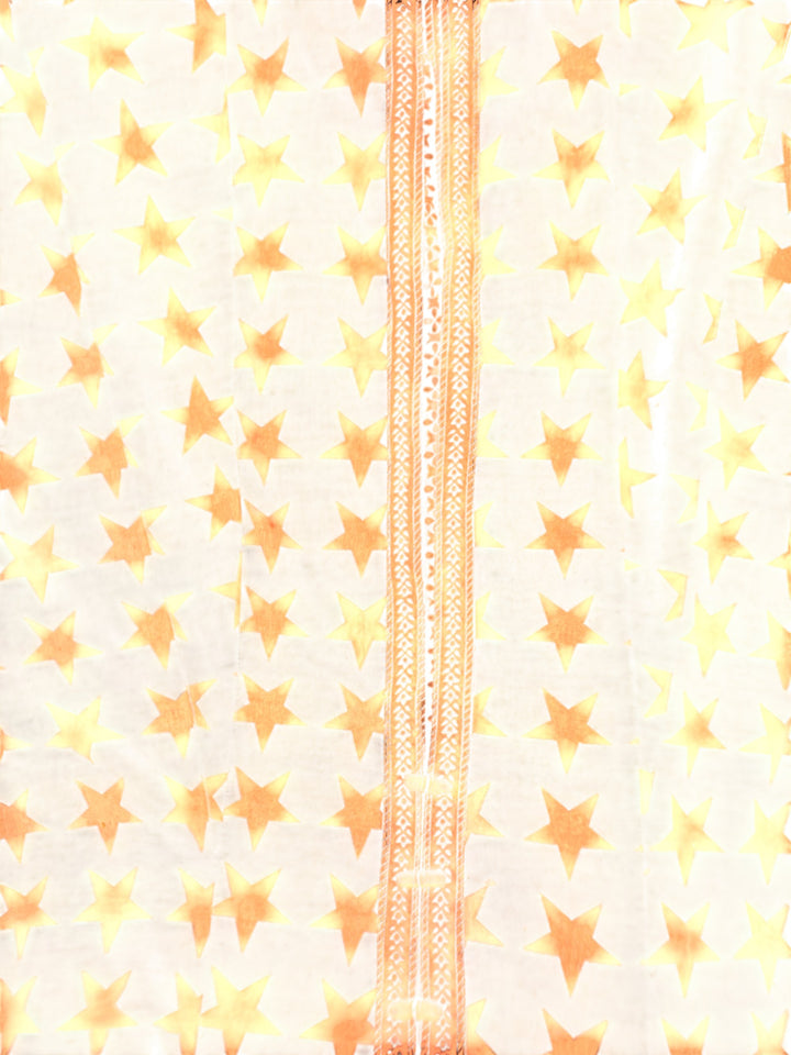 Star Pattern Indian Cotton Suit - M - Think Vintage