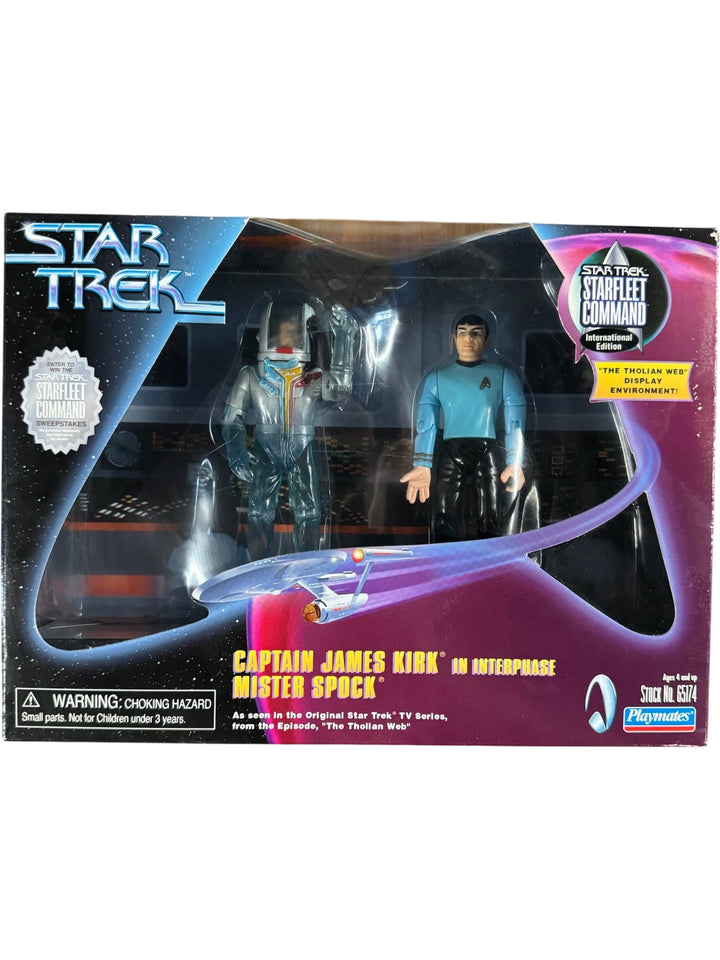 Star Trek Captain James Kirk Mister Spock Action Figures