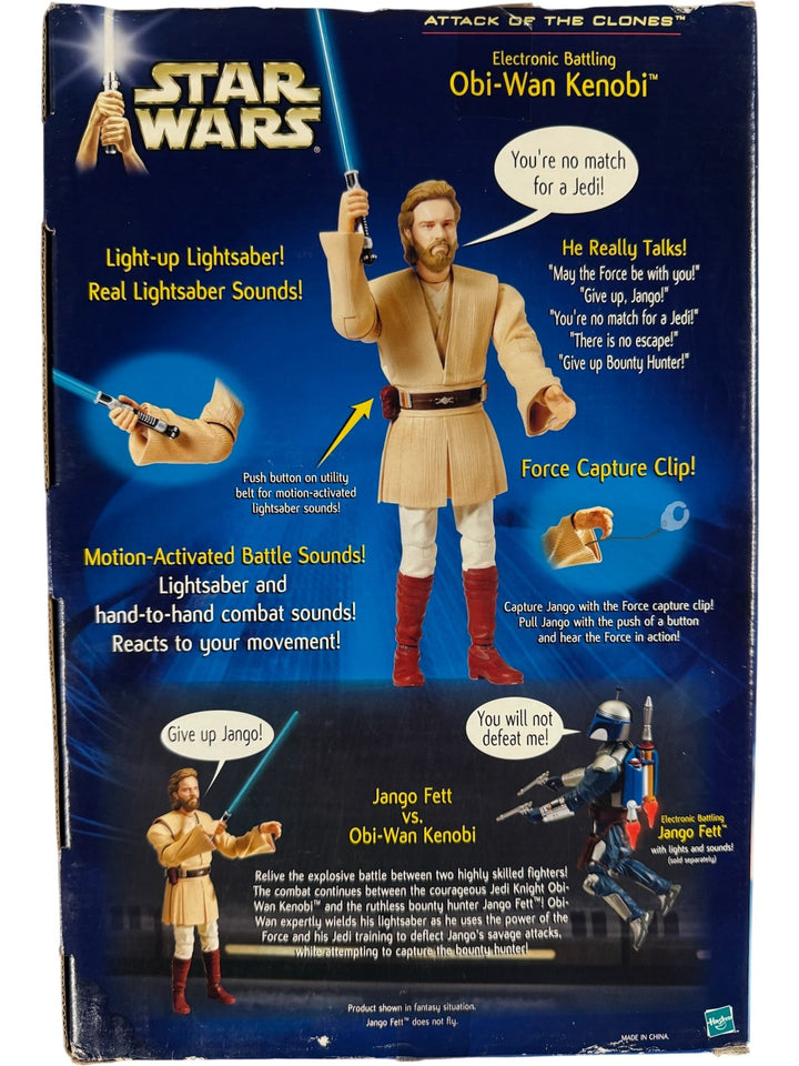 Star Wars Electronic Battling Obi-Wan Kenobi Action Figure