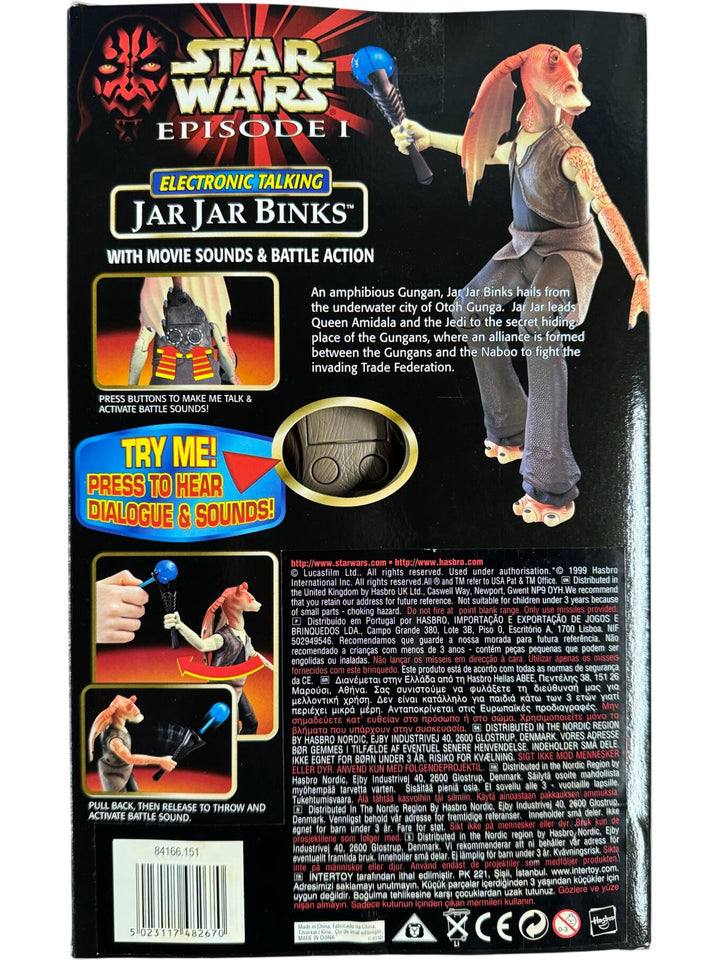 Star Wars Episode I Electronic Talking Jar Jar Binks