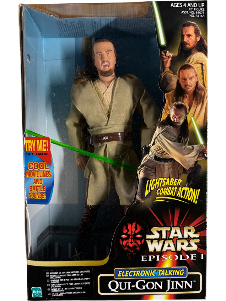 Star Wars Episode I Qui-Gon Jinn Electronic Talking Figure