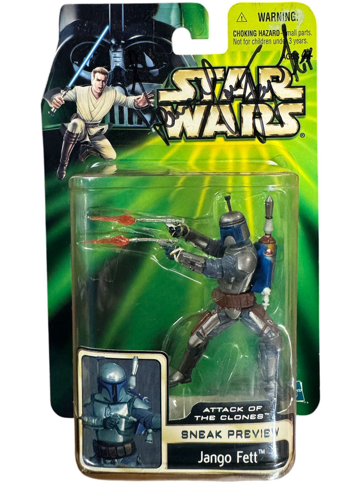 Star Wars Signed Jango Fett Action Figure