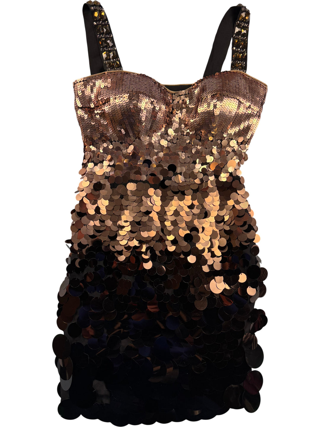 Star by Julien Macdonald Sequin Embellished Dress - S/M - Think Vintage