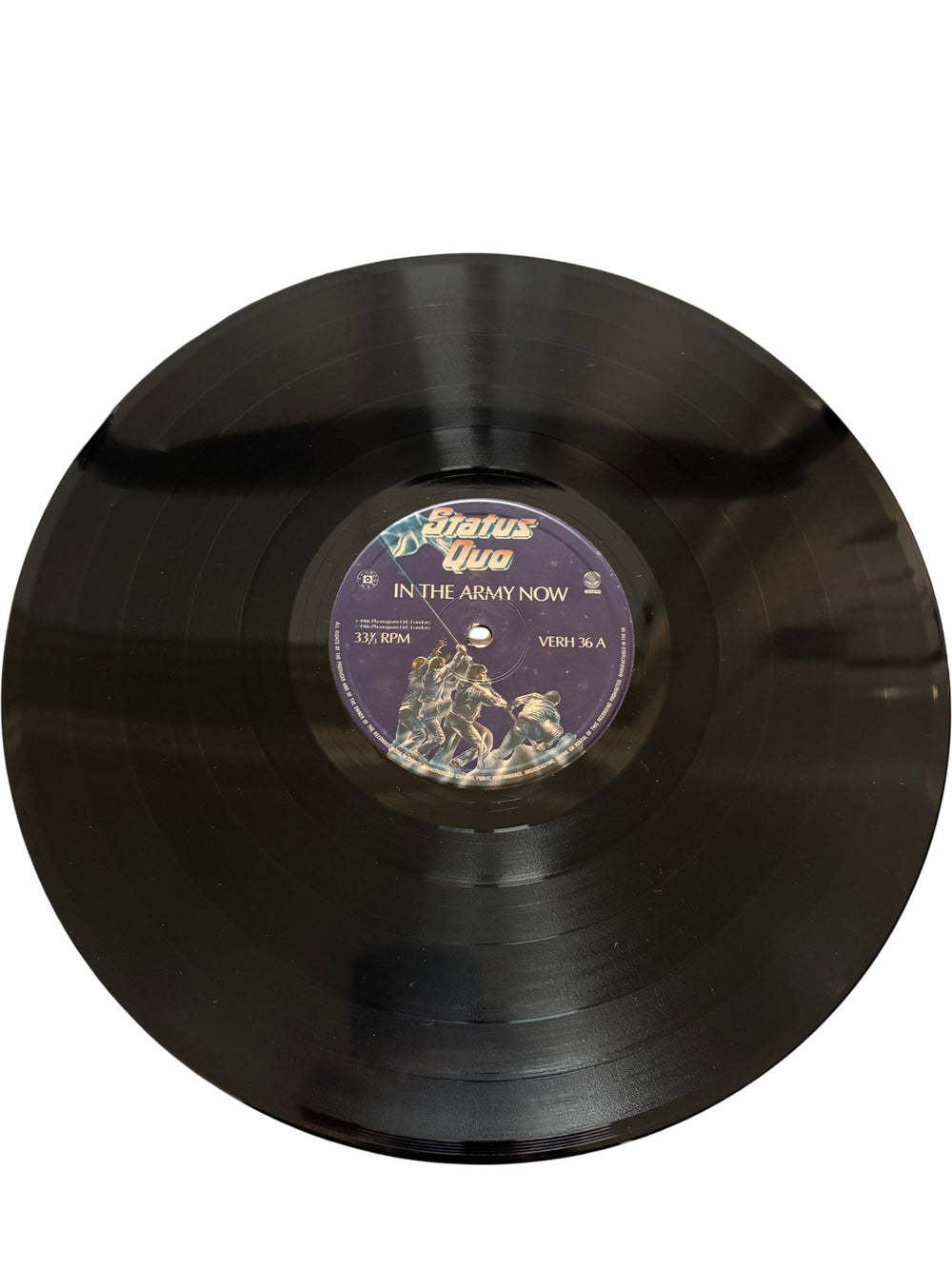 Status Quo In The Army Now Vinyl Record - Good - Think Vintage ltd