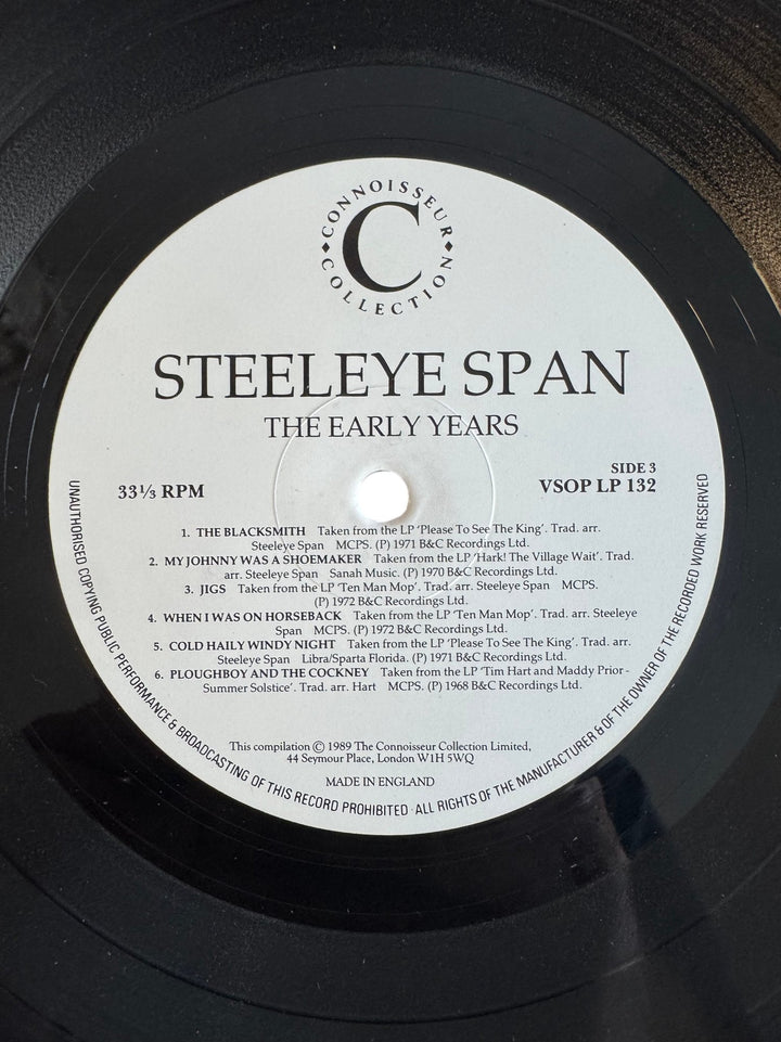 Steeleye Span The Early Years Vinyl Record - Fair - Think Vintage ltd