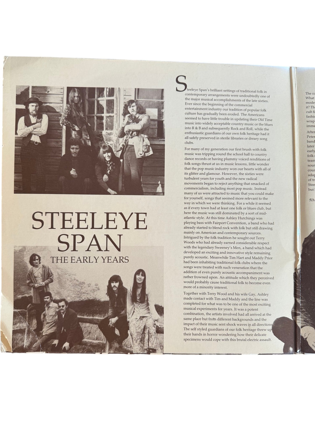 Steeleye Span The Early Years Vinyl Record - Fair - Think Vintage ltd