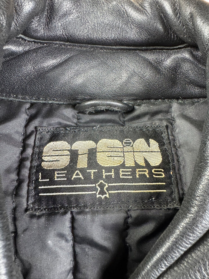 Stein Leathers Black Motorcycle Jacket - M