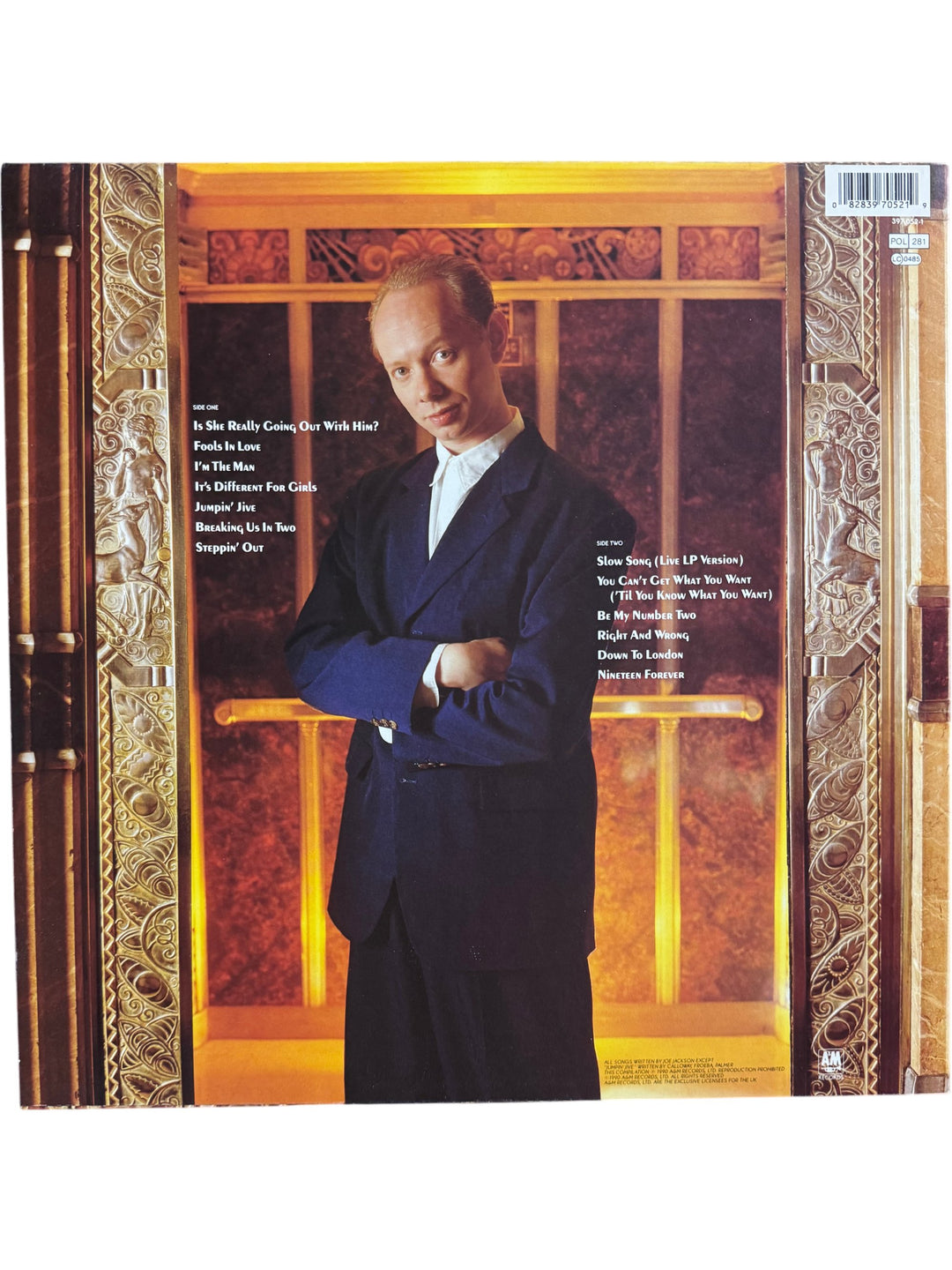 Stepping Out The Very Best Of Joe Jackson Vinyl - Think Vintage