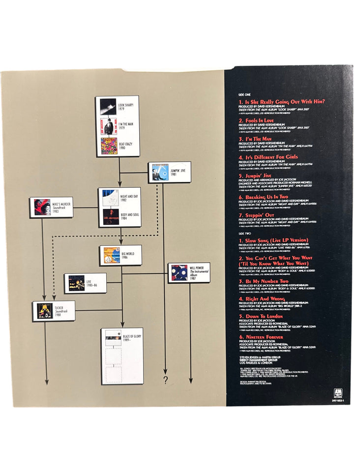 Stepping Out The Very Best Of Joe Jackson Vinyl - Think Vintage Online Ltd