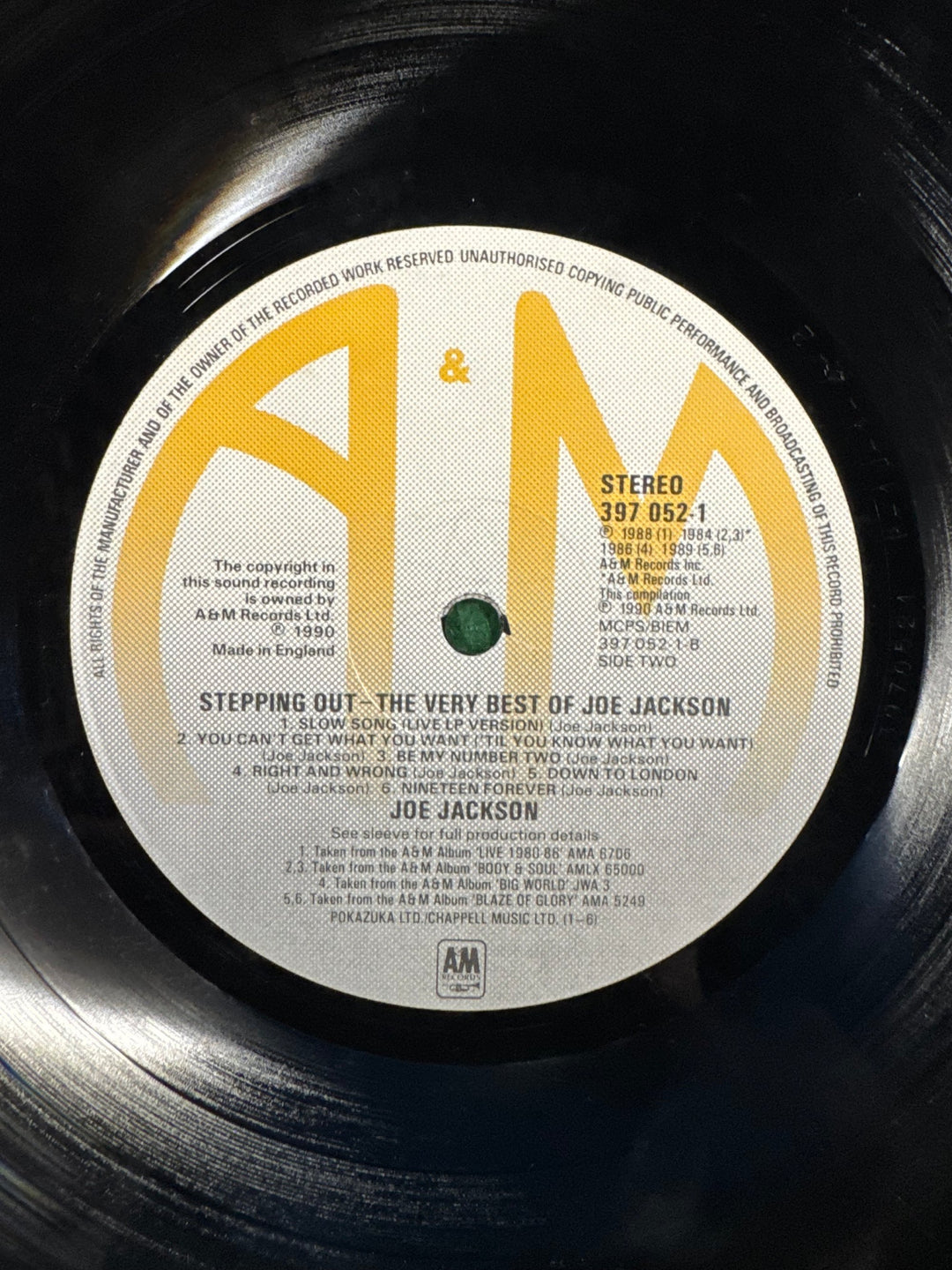 Stepping Out The Very Best Of Joe Jackson Vinyl - Think Vintage Online Ltd