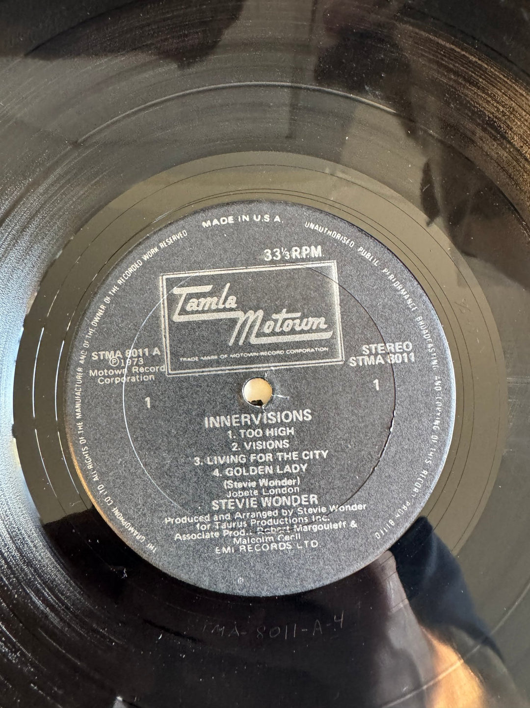 Stevie Wonder Innervisions LP - Very Good - Think Vintage ltd