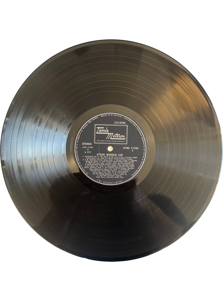 Stevie Wonder Live Vinyl Record - Very Good - Think Vintage ltd