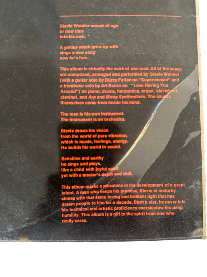 Stevie Wonder Music Of My Mind Vinyl - Think Vintage ltd