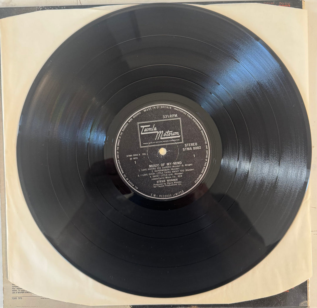 Stevie Wonder Music Of My Mind Vinyl - Think Vintage ltd