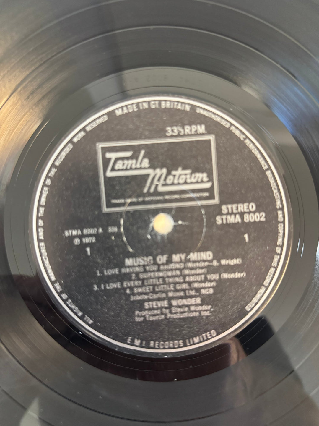 Stevie Wonder Music Of My Mind Vinyl - Think Vintage ltd