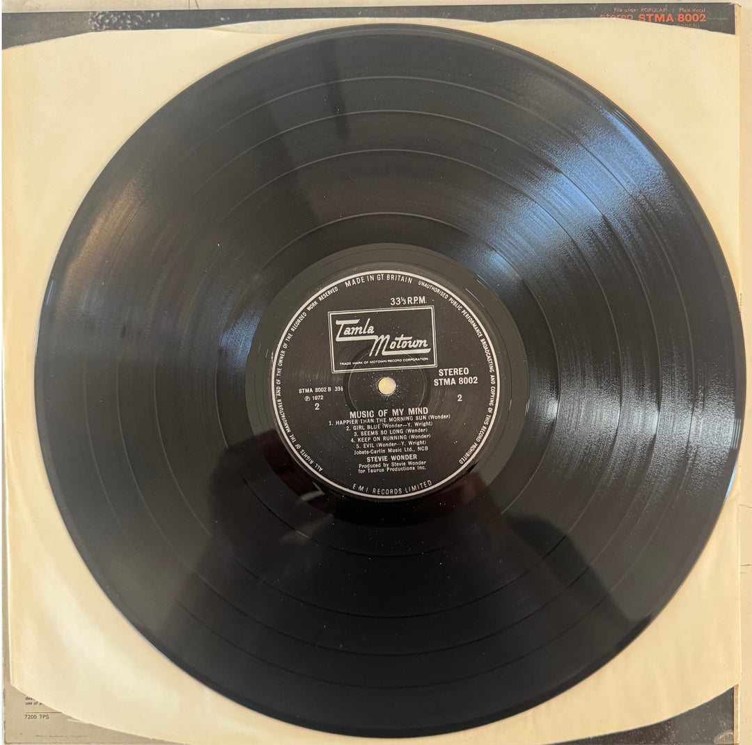 Stevie Wonder Music Of My Mind Vinyl - Think Vintage ltd