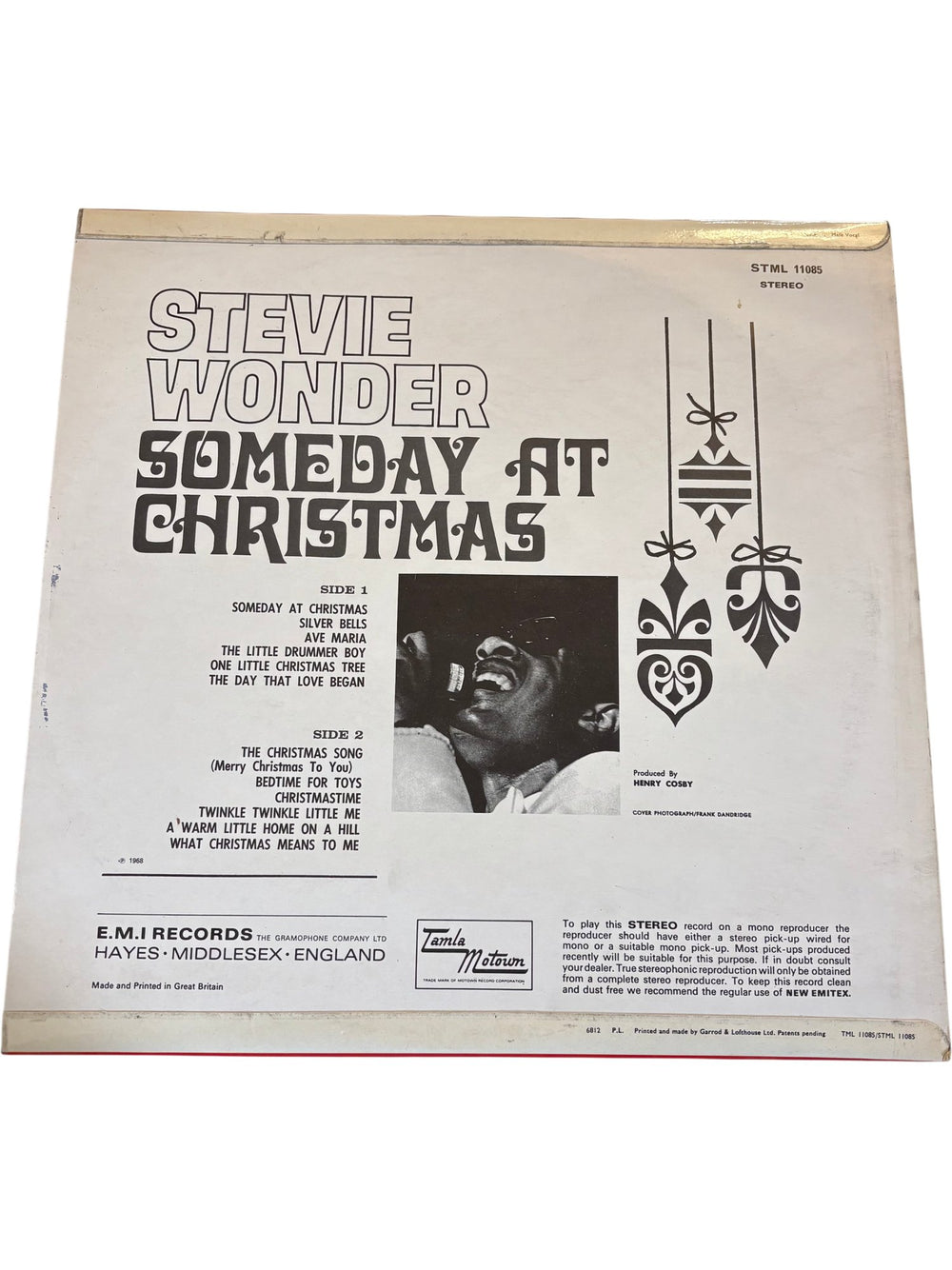 Stevie Wonder Someday At Christmas Vinyl - Near Mint - Think Vintage ltd