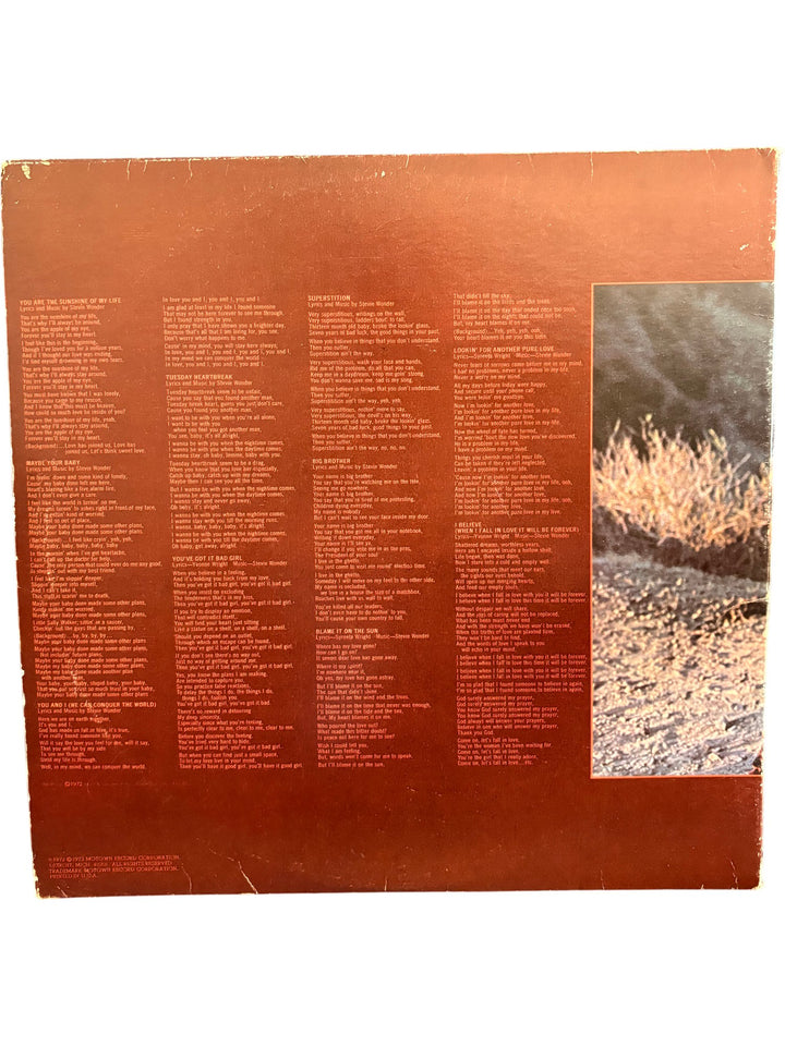 Stevie Wonder 'Talking Book' Vinyl Record - Fair - Think Vintage ltd