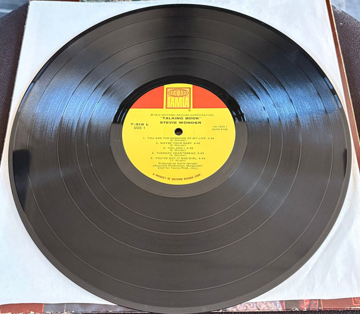 Stevie Wonder 'Talking Book' Vinyl Record - Fair - Think Vintage ltd