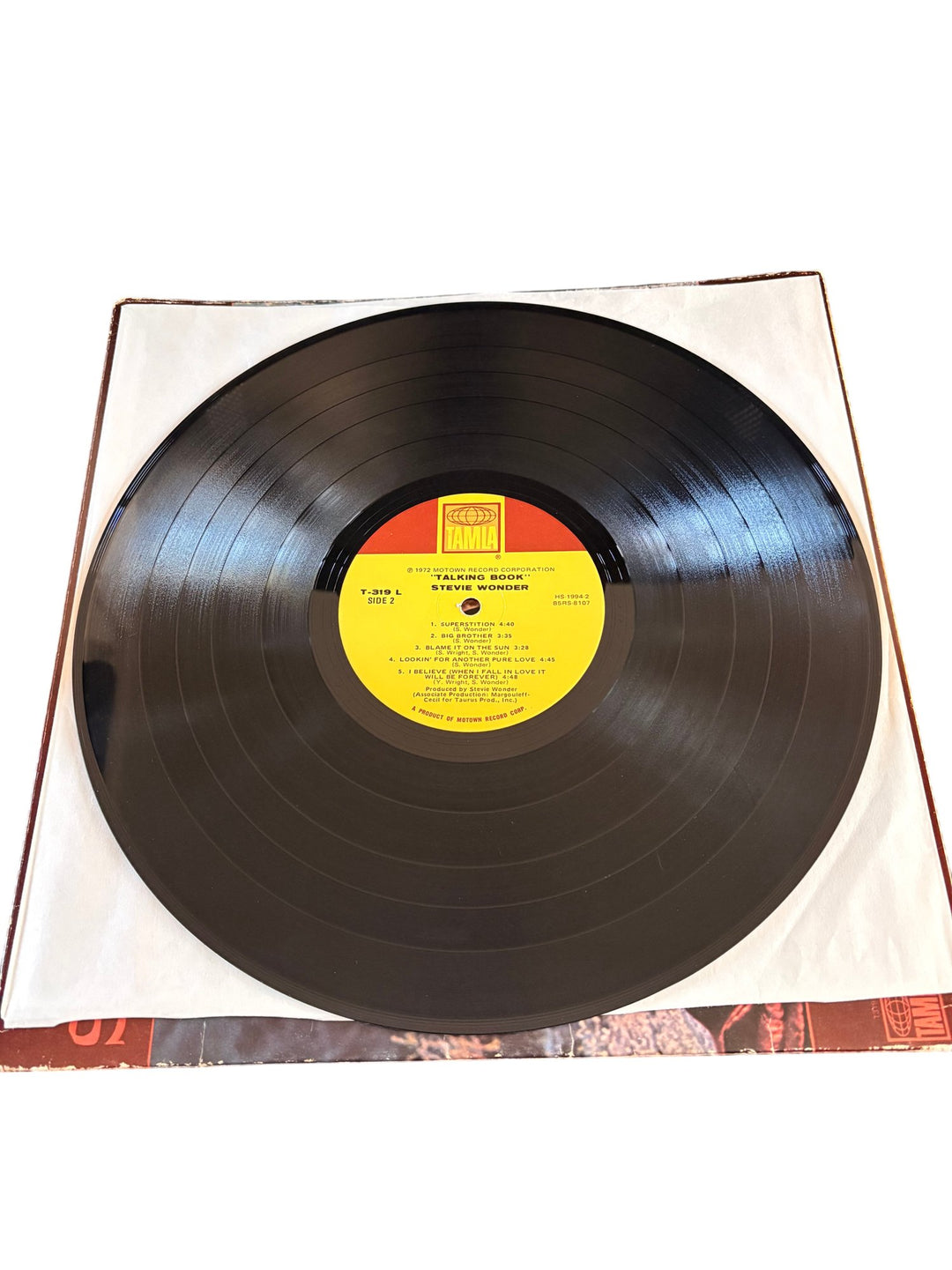 Stevie Wonder 'Talking Book' Vinyl Record - Fair - Think Vintage ltd