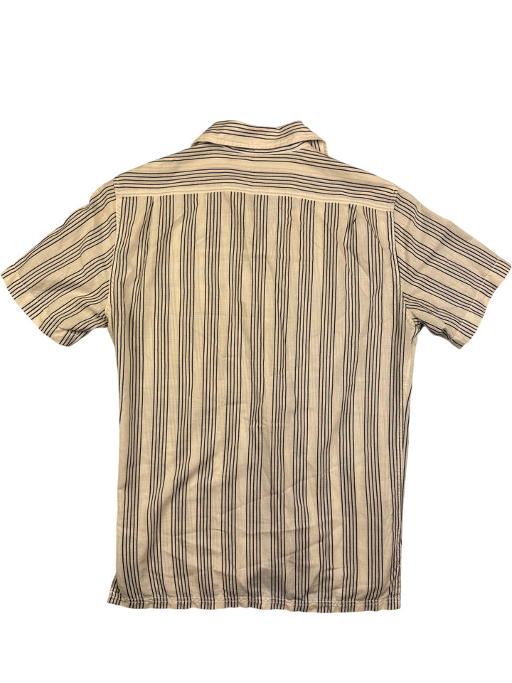 Stone Island Striped Short Sleeve Shirt - S - Think Vintage
