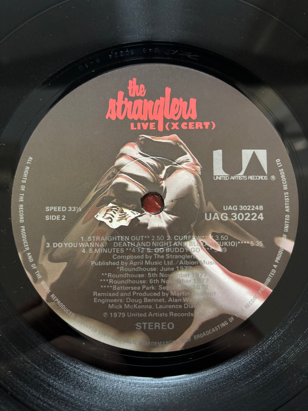 Stranglers Live X Cert Vinyl - Good - Think Vintage ltd