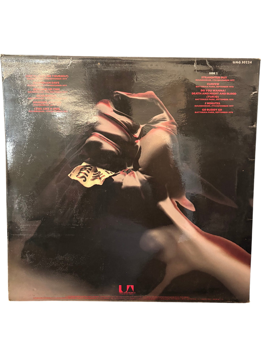 Stranglers Live (X Cert) Vinyl Record - Fair - Think Vintage ltd