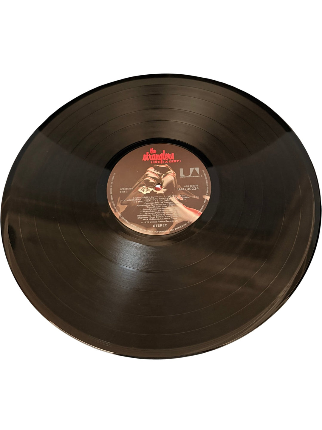 Stranglers Live (X Cert) Vinyl Record - Fair - Think Vintage ltd