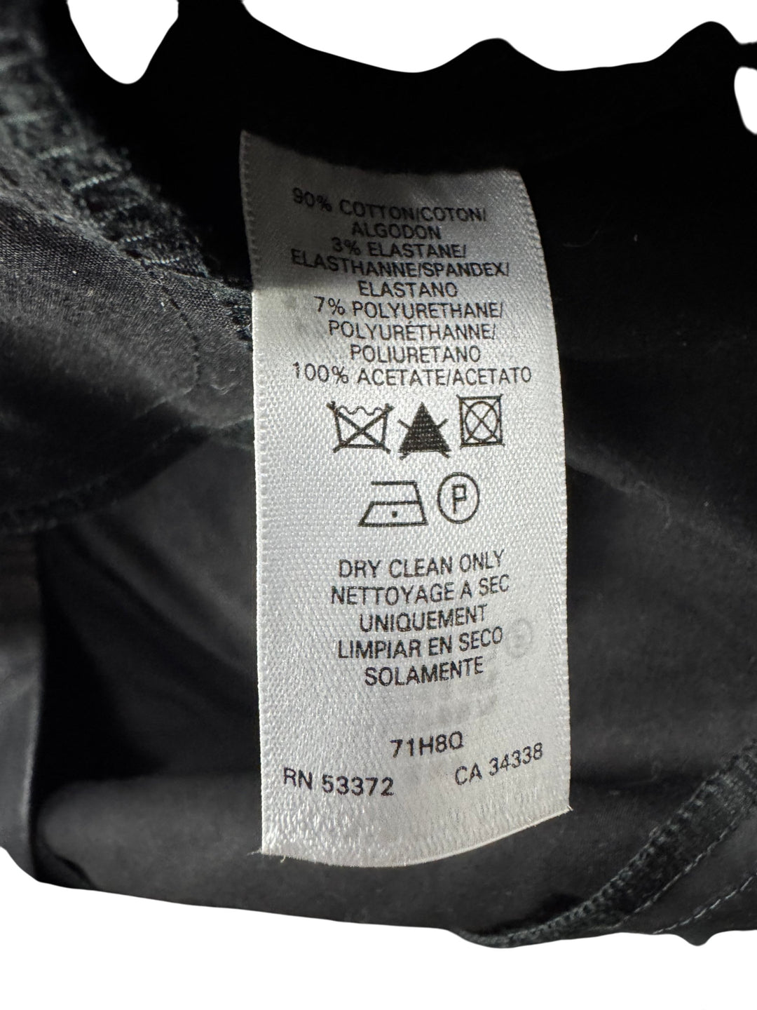 Strapless Black Dress - M - Think Vintage ltd