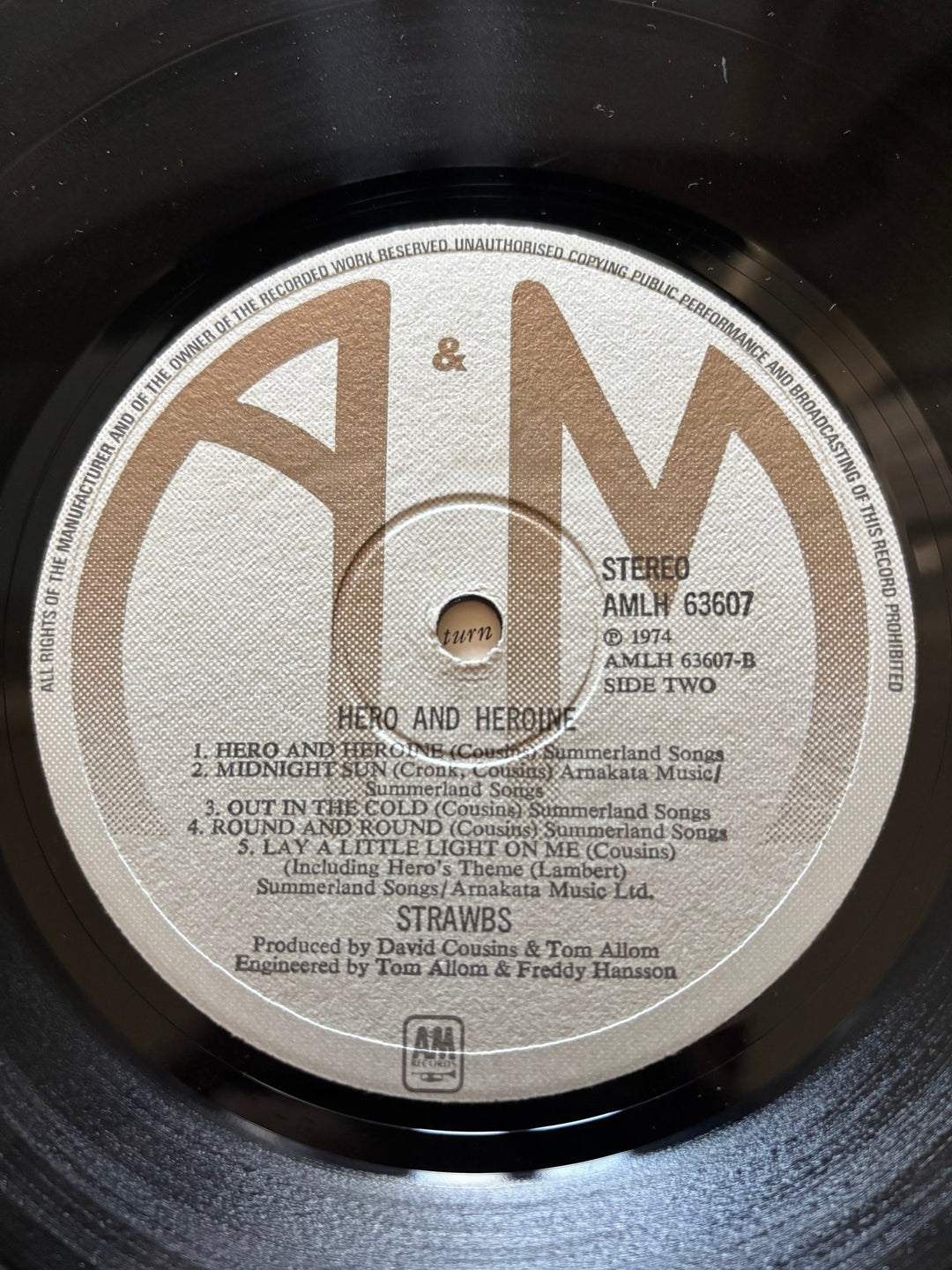 Strawbs Hero And Heroine Vinyl Record - Good - Think Vintage ltd