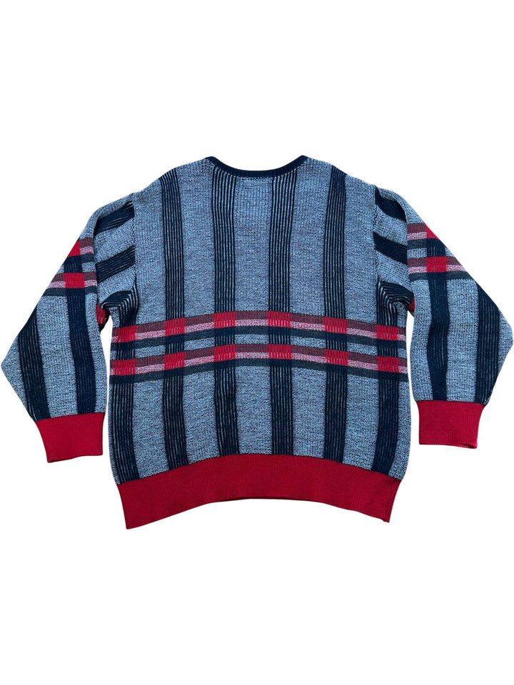 Striped Crew Neck Sweater - XL