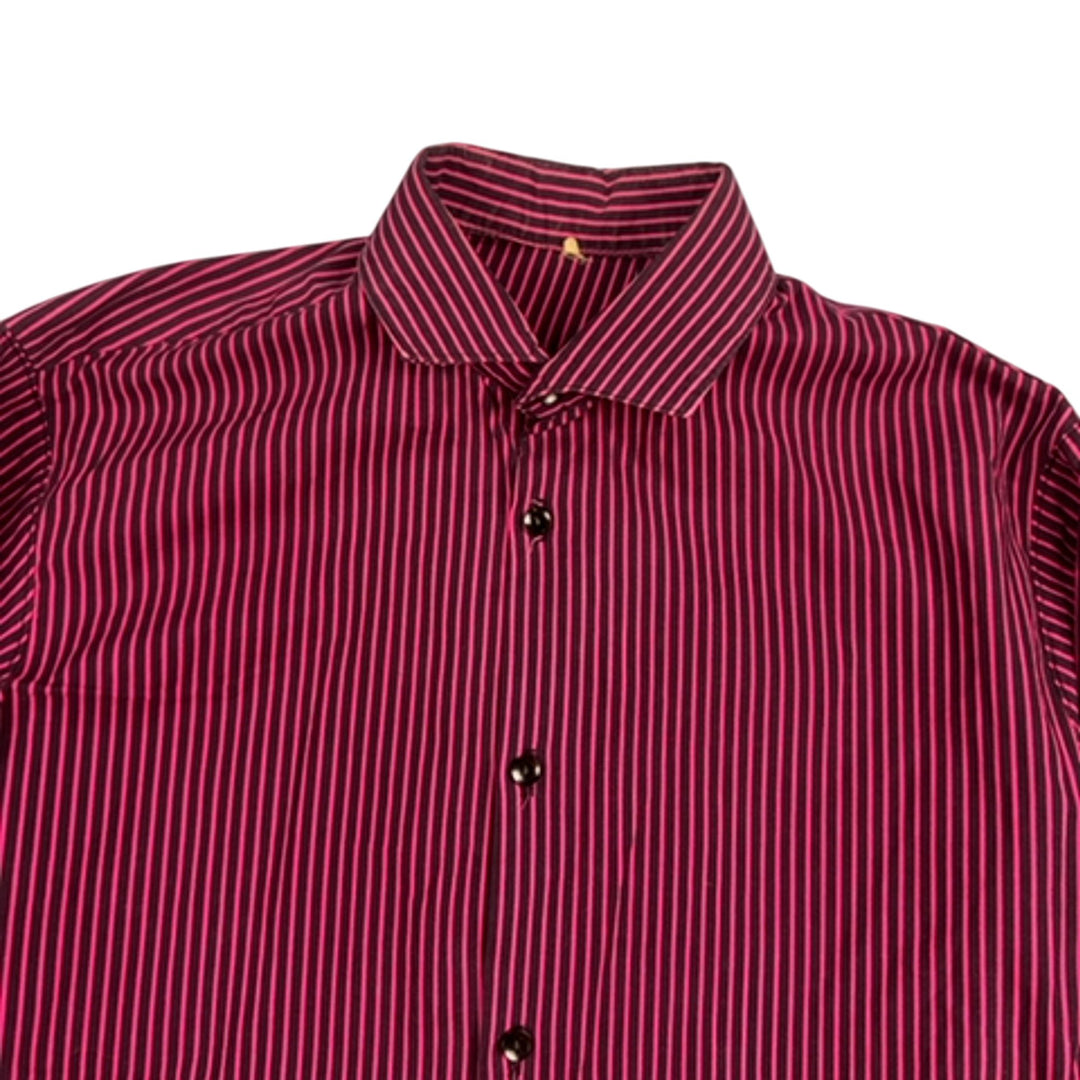 Striped Long Sleeved Shirt - S - Think Vintage