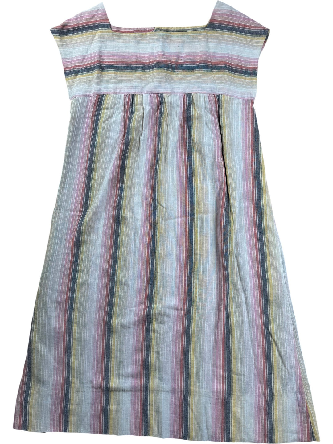 Striped Sleeveless Day Dress - S - Think Vintage ltd