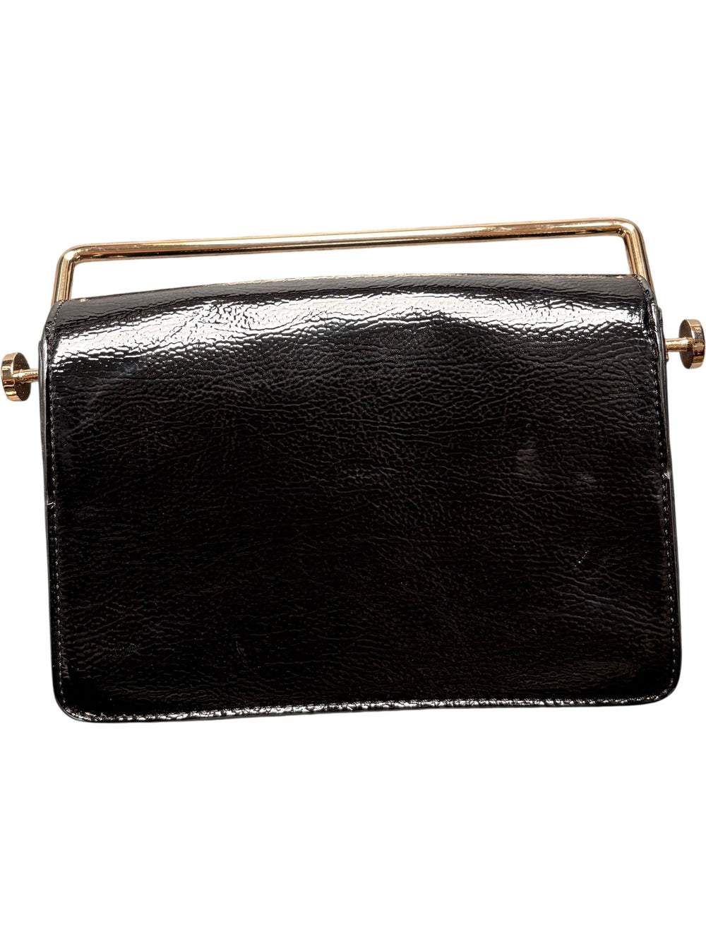 Studded Black Leather Faith Handbag - Think Vintage ltd