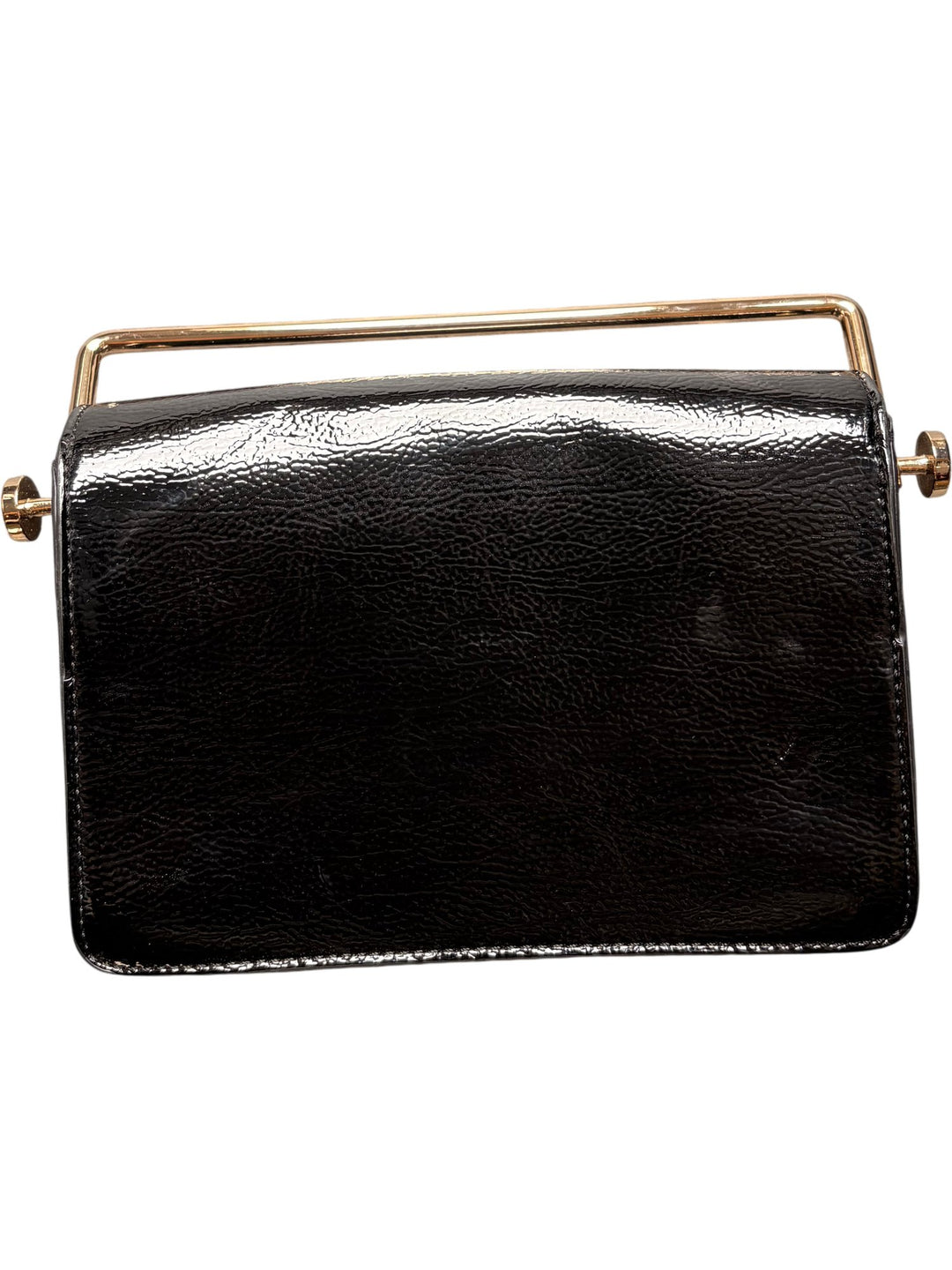 Studded Black Leather Faith Handbag - Think Vintage ltd