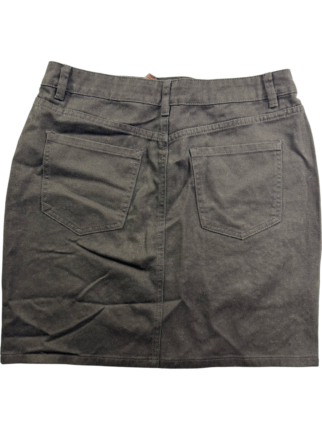 Studded Black Mini Skirt - W31 - Think Vintage