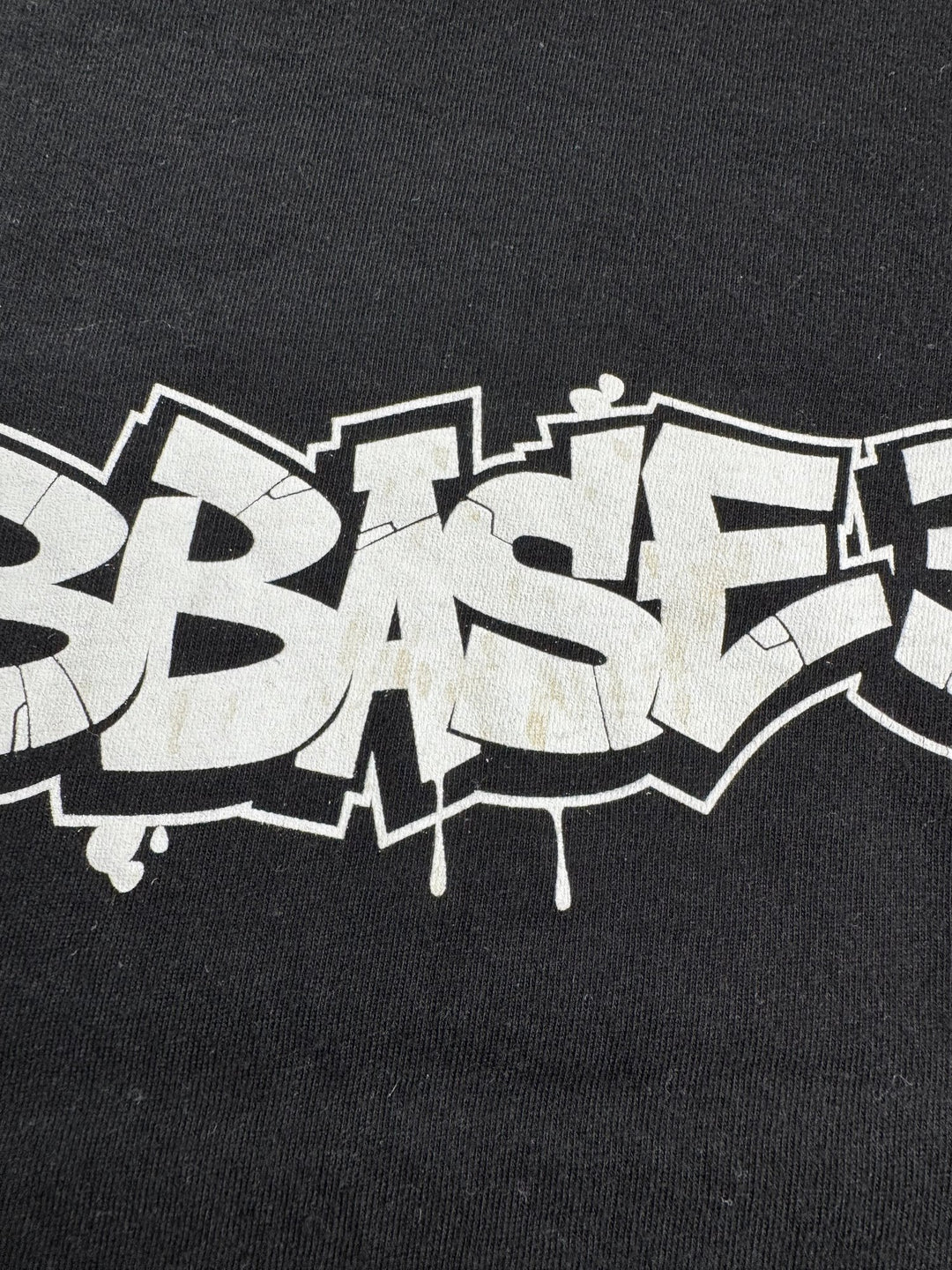 Subbase Records Black Graphic T-Shirt - M - Think Vintage ltd