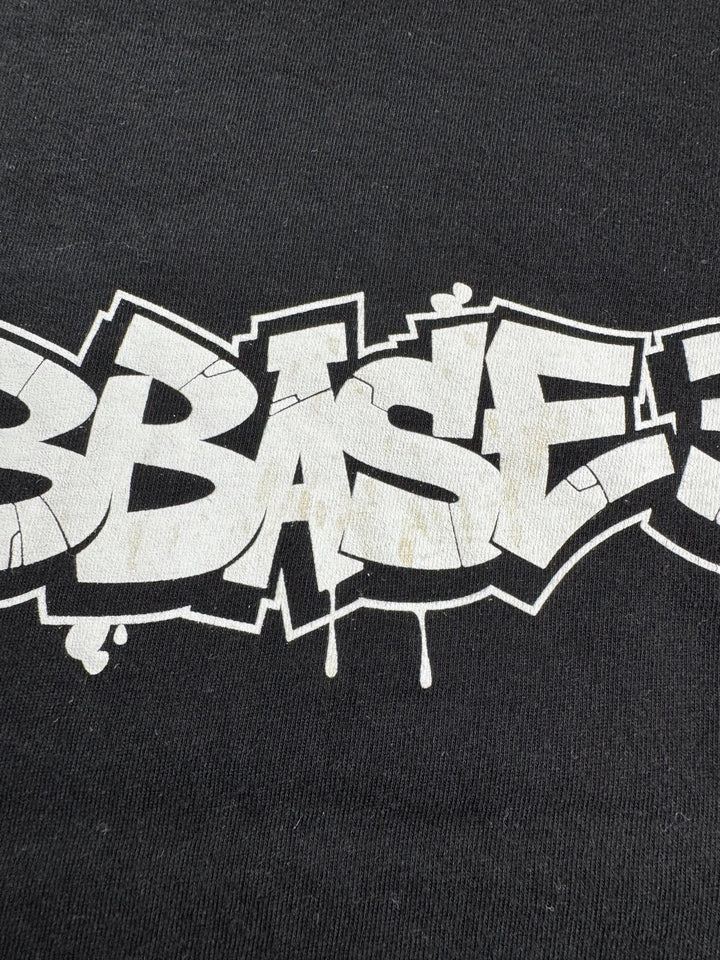 Subbase Records Black Graphic T-Shirt - M - Think Vintage ltd