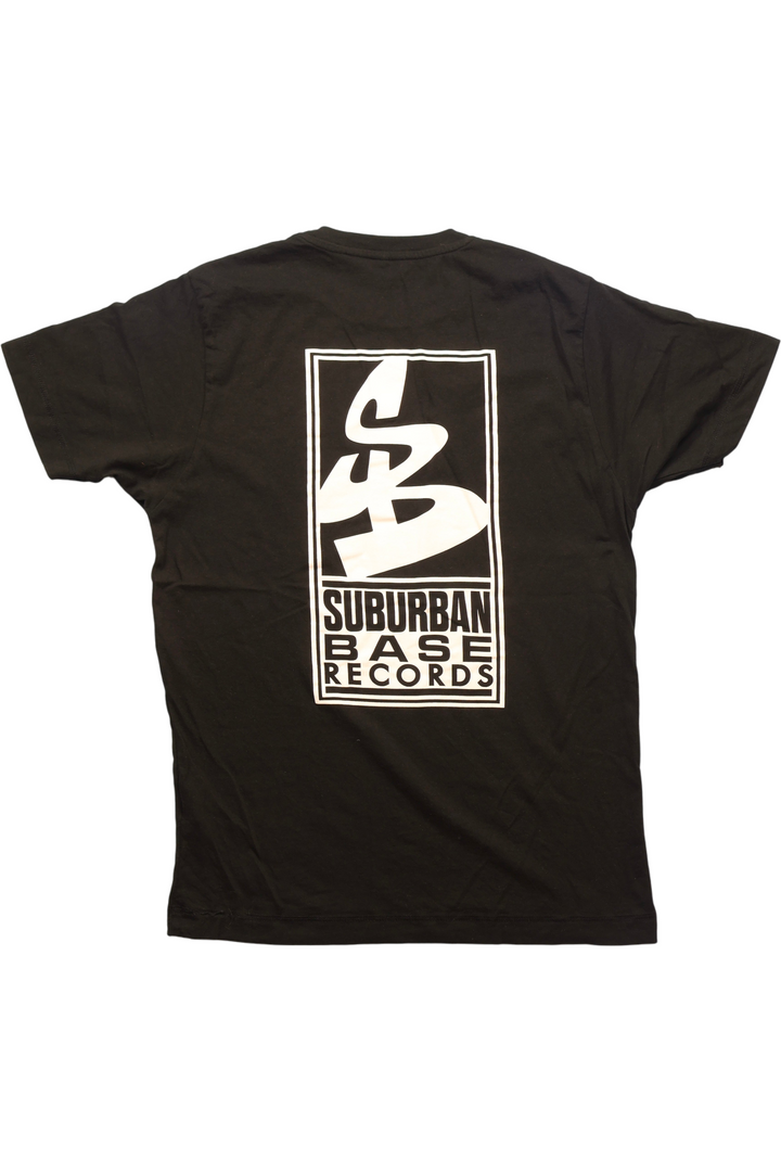 Suburban Base Records Black T-Shirt - XXL - Think Vintage Online Ltd