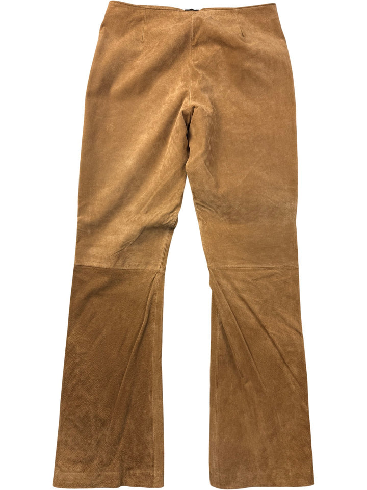 Suede Halter Top and Flared Trousers Set - W30 - Think Vintage ltd
