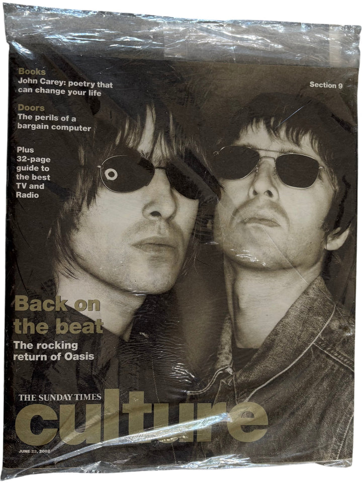 Sunday Times Magazine June 23 2002 Oasis Return Feature (with CD) - Think Vintage Online Ltd